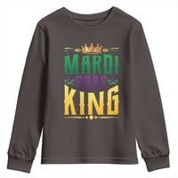 Mardi Gras King Youth Sweatshirt Funny Men Carnival Costume Gift