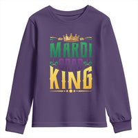 Mardi Gras King Youth Sweatshirt Funny Men Carnival Costume Gift