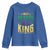 Mardi Gras King Youth Sweatshirt Funny Men Carnival Costume Gift