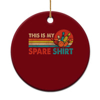 This Is My Spare Bowling Ceramic Ornament Bowler Funny Team
