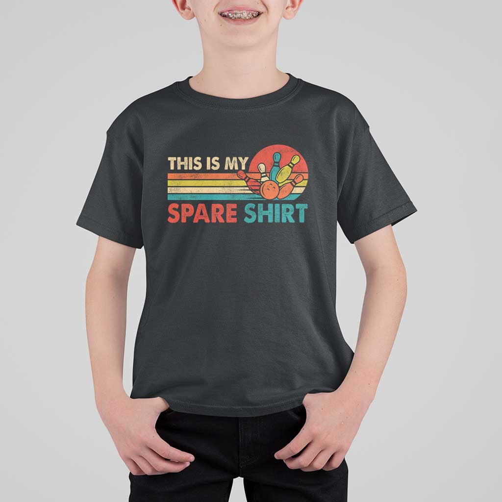 This Is My Spare Bowling T Shirt For Kid Bowler Funny Team