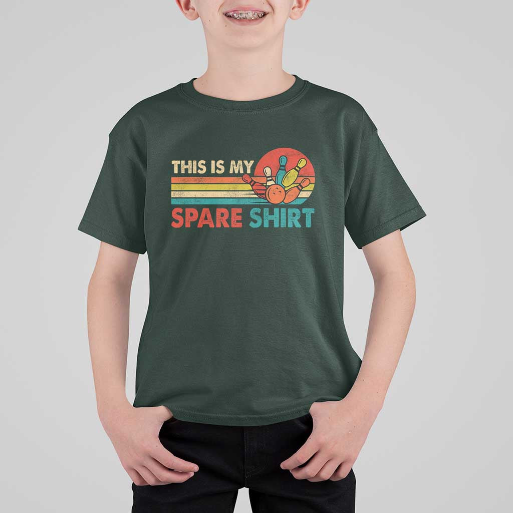 This Is My Spare Bowling T Shirt For Kid Bowler Funny Team