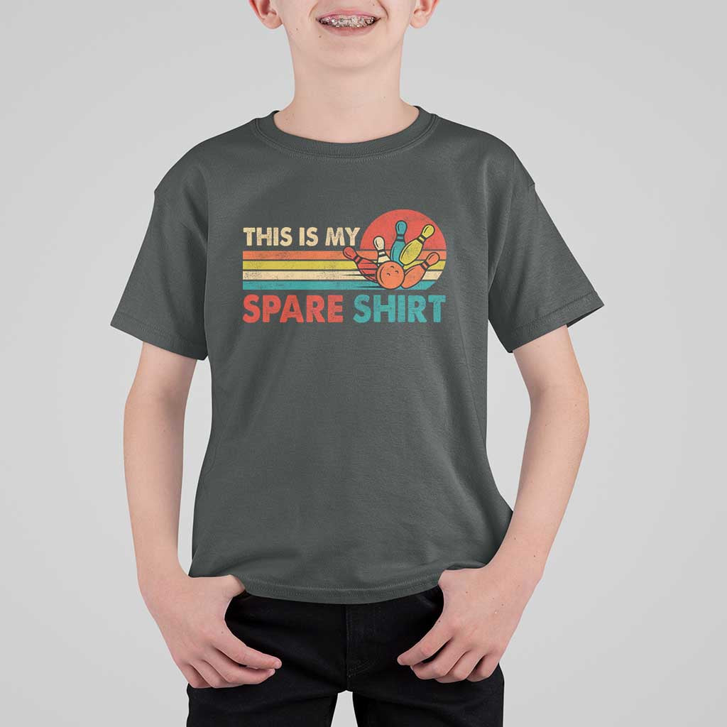 This Is My Spare Bowling T Shirt For Kid Bowler Funny Team