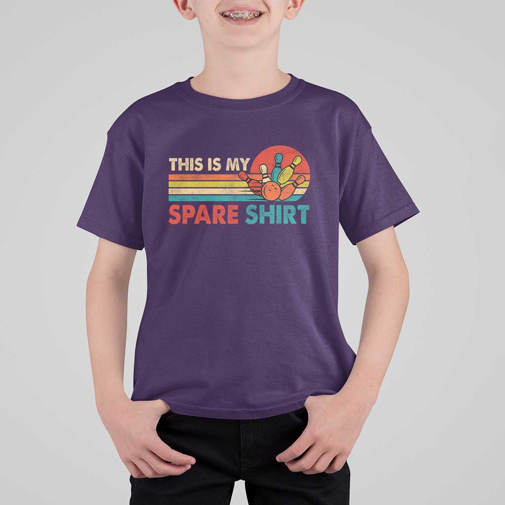 This Is My Spare Bowling T Shirt For Kid Bowler Funny Team