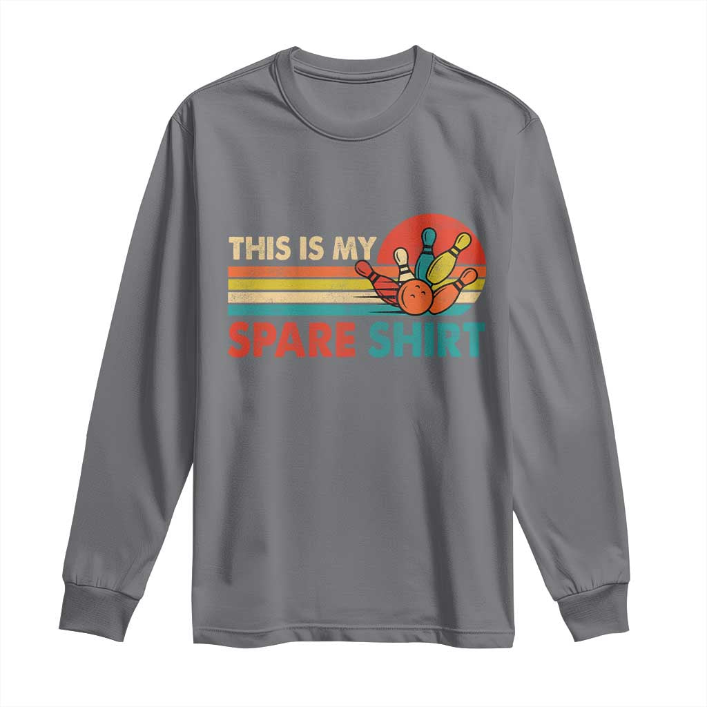This Is My Spare Bowling Long Sleeve Shirt Bowler Funny Team