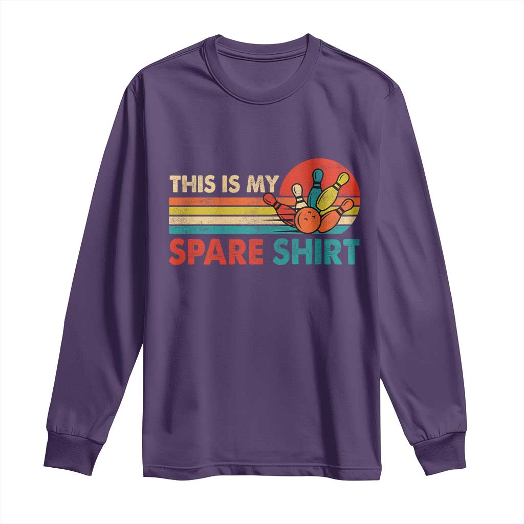 This Is My Spare Bowling Long Sleeve Shirt Bowler Funny Team