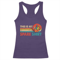 This Is My Spare Bowling Racerback Tank Top Bowler Funny Team