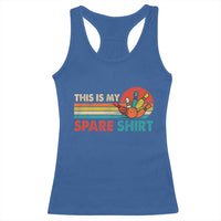 This Is My Spare Bowling Racerback Tank Top Bowler Funny Team