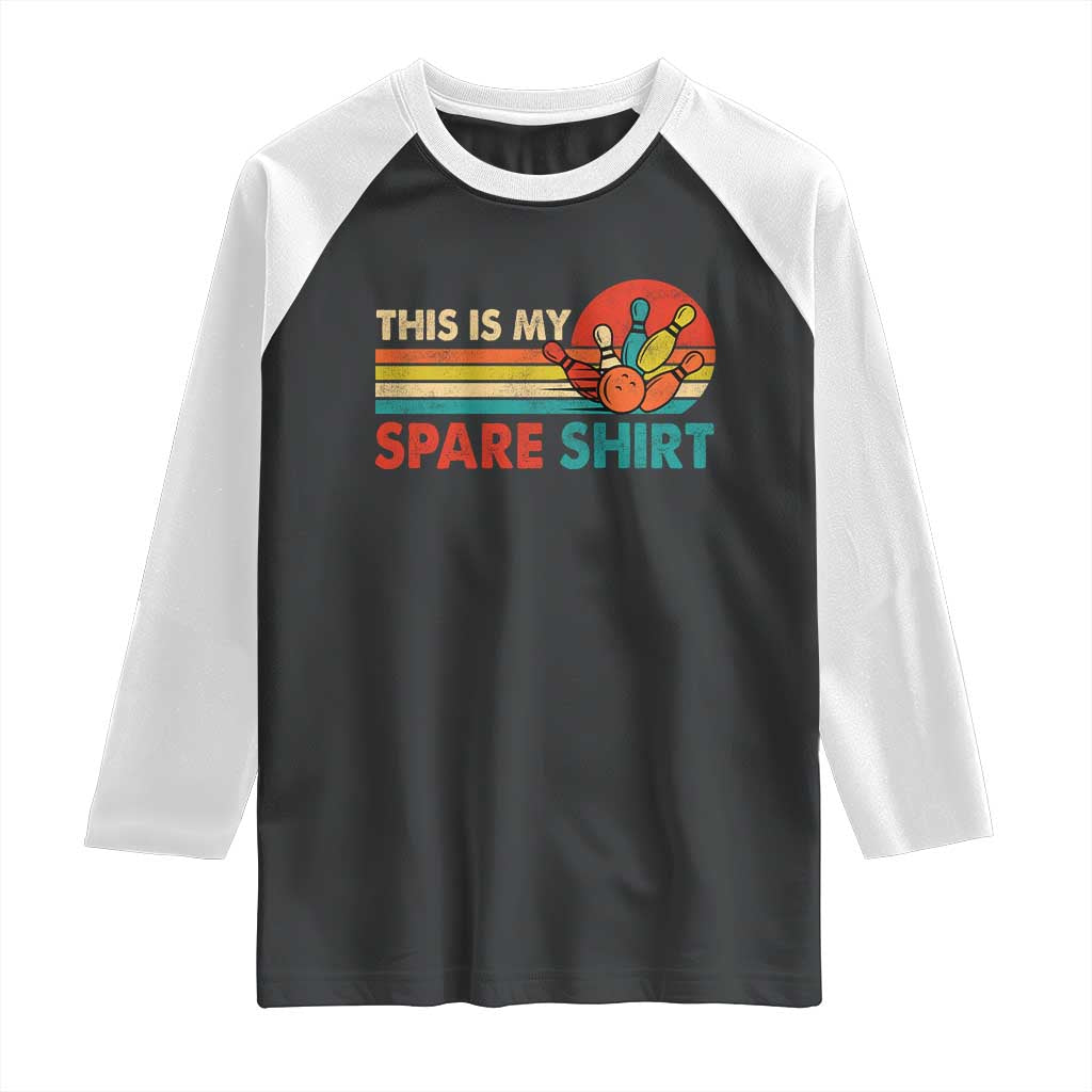 This Is My Spare Bowling Raglan Shirt Bowler Funny Team