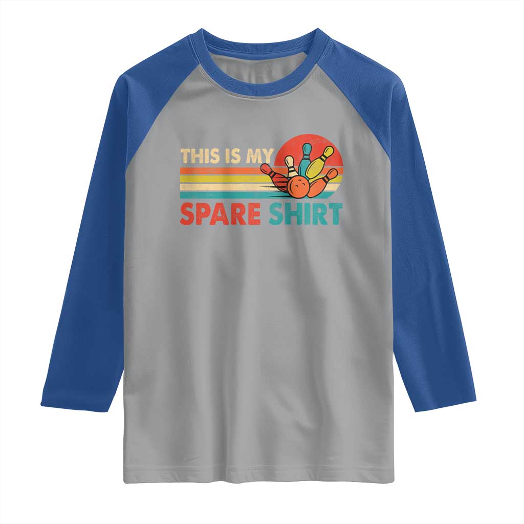 This Is My Spare Bowling Raglan Shirt Bowler Funny Team