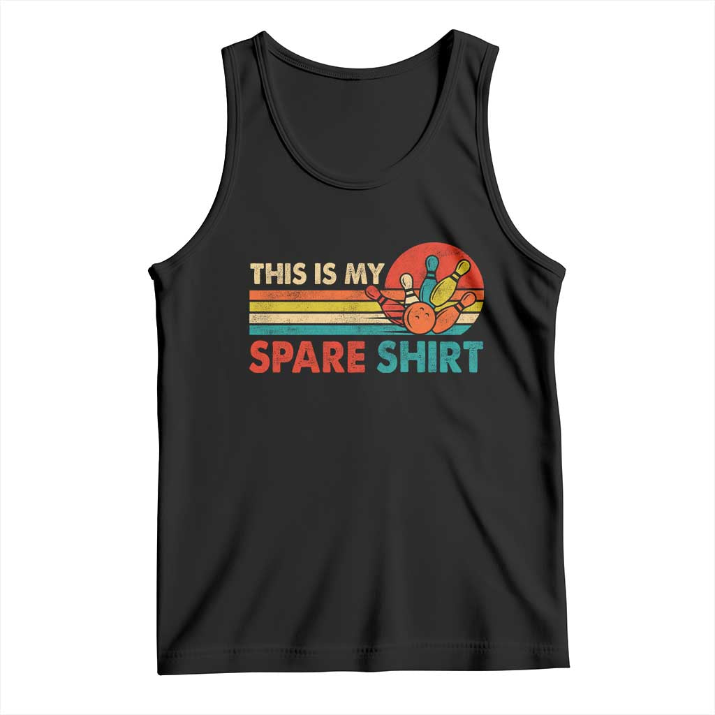This Is My Spare Bowling Tank Top Bowler Funny Team