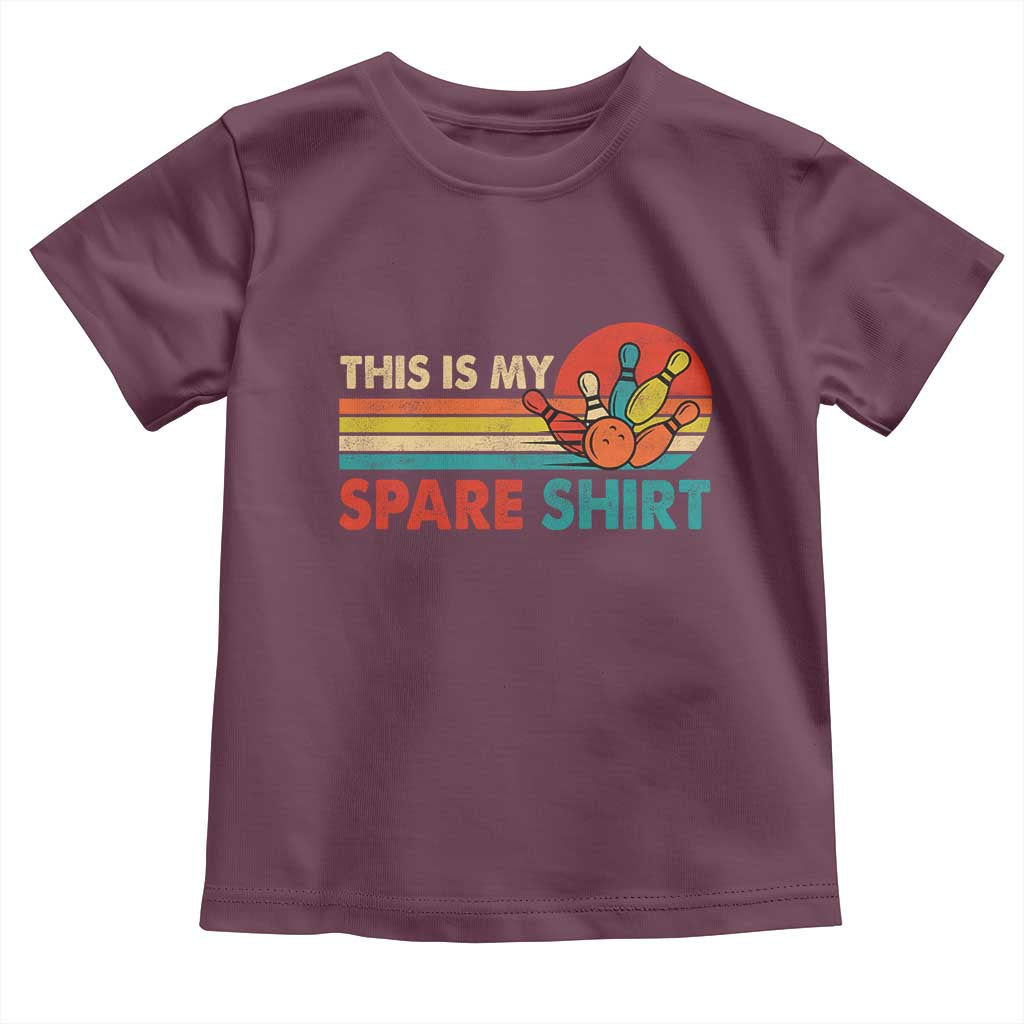 This Is My Spare Bowling Toddler T Shirt Bowler Funny Team