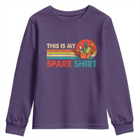 This Is My Spare Bowling Youth Sweatshirt Bowler Funny Team