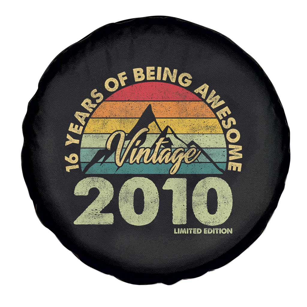 16th Birthday Spare Tire Cover Vintage 2010 Limited Edition 16 Year Old Gift