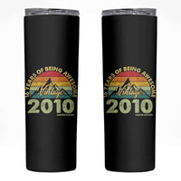 16th Birthday Skinny Tumbler Vintage 2010 Limited Edition 16 Year Old Gift