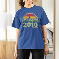 16th Birthday T Shirt For Women Vintage 2010 Limited Edition 16 Year Old Gift