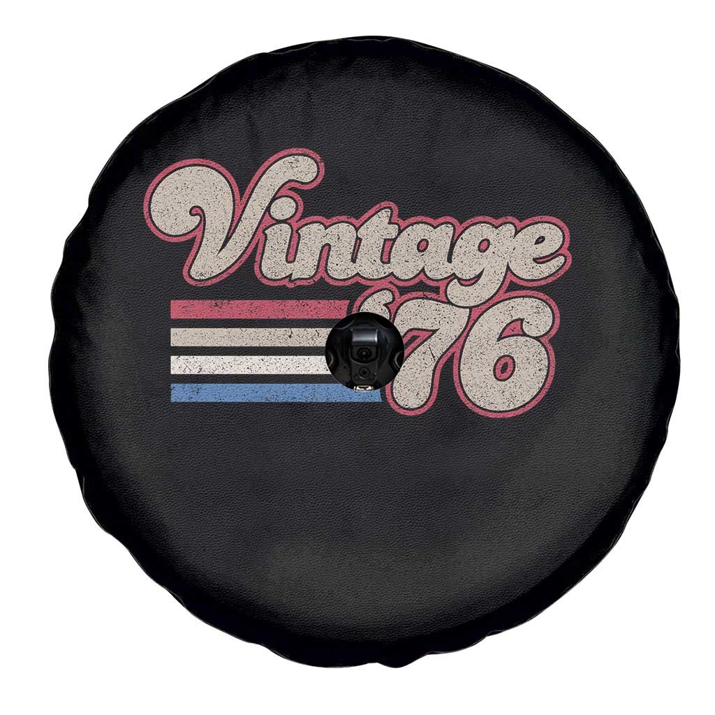 Vintage 50th Birthday Spare Tire Cover Retro 1976 50 Year Old Stripes