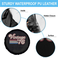 Vintage 50th Birthday Spare Tire Cover Retro 1976 50 Year Old Stripes
