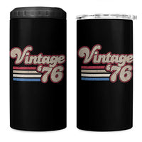 Vintage 50th Birthday 4 in 1 Can Cooler Tumbler Retro 1976 50 Year Old Stripes