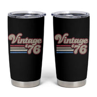 Vintage 50th Birthday Tumbler Cup Retro 1976 50 Year Old Stripes