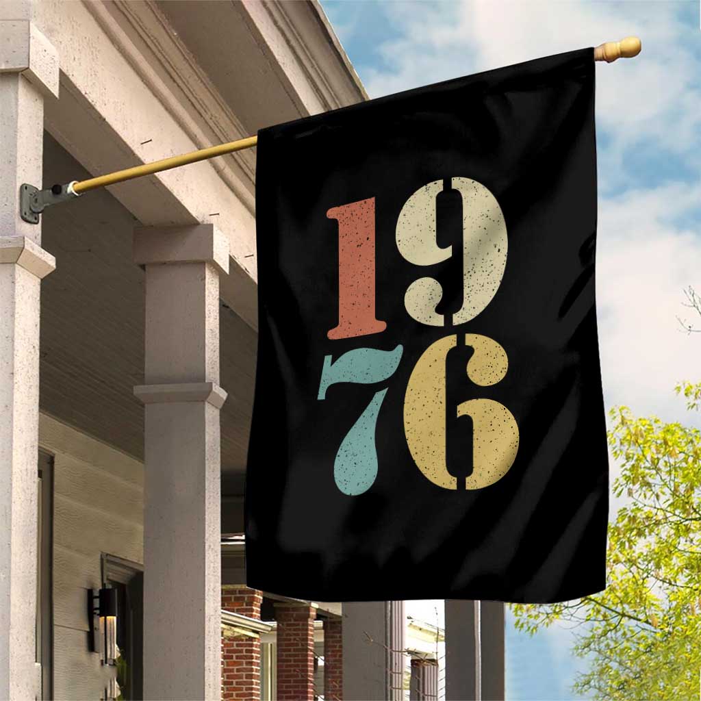 50th Birthday Garden Flag Retro Vintage 1976 50 Year Old Gifts
