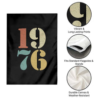 50th Birthday Garden Flag Retro Vintage 1976 50 Year Old Gifts