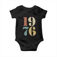 50th Birthday Baby Onesie Retro Vintage 1976 50 Year Old Gifts