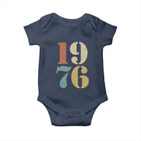 50th Birthday Baby Onesie Retro Vintage 1976 50 Year Old Gifts