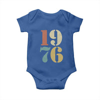 50th Birthday Baby Onesie Retro Vintage 1976 50 Year Old Gifts