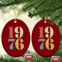 50th Birthday Ceramic Ornament Retro Vintage 1976 50 Year Old Gifts