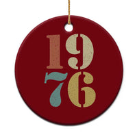 50th Birthday Ceramic Ornament Retro Vintage 1976 50 Year Old Gifts