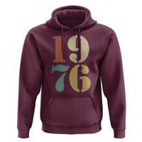 50th Birthday Hoodie Retro Vintage 1976 50 Year Old Gifts