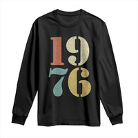 50th Birthday Long Sleeve Shirt Retro Vintage 1976 50 Year Old Gifts