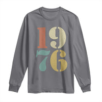 50th Birthday Long Sleeve Shirt Retro Vintage 1976 50 Year Old Gifts