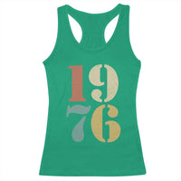 50th Birthday Racerback Tank Top Retro Vintage 1976 50 Year Old Gifts