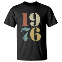 50th Birthday T Shirt Retro Vintage 1976 50 Year Old Gifts
