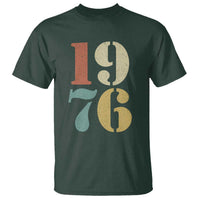 50th Birthday T Shirt Retro Vintage 1976 50 Year Old Gifts