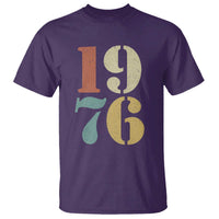 50th Birthday T Shirt Retro Vintage 1976 50 Year Old Gifts