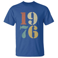 50th Birthday T Shirt Retro Vintage 1976 50 Year Old Gifts