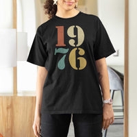 50th Birthday T Shirt For Women Retro Vintage 1976 50 Year Old Gifts