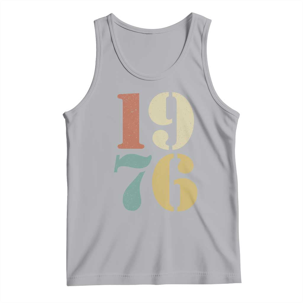 50th Birthday Tank Top Retro Vintage 1976 50 Year Old Gifts