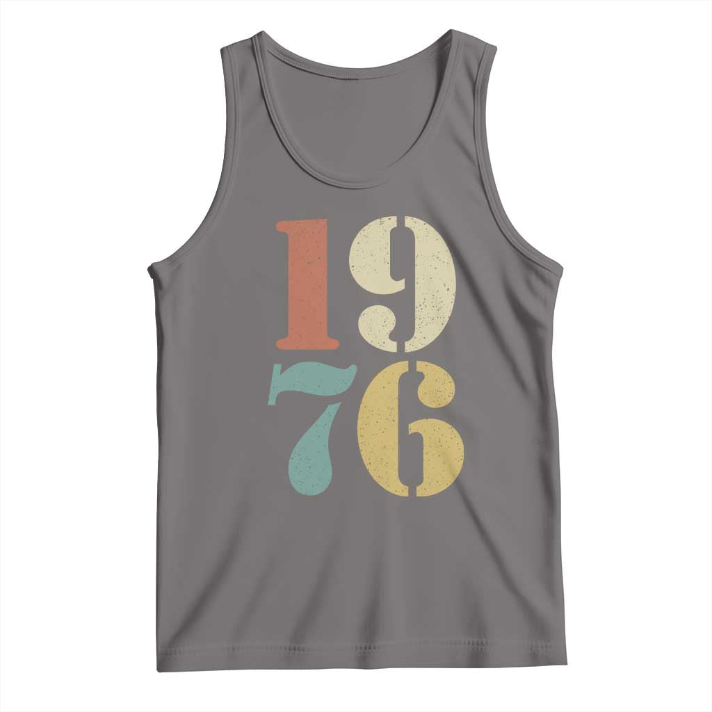 50th Birthday Tank Top Retro Vintage 1976 50 Year Old Gifts