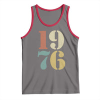 50th Birthday Tank Top Retro Vintage 1976 50 Year Old Gifts