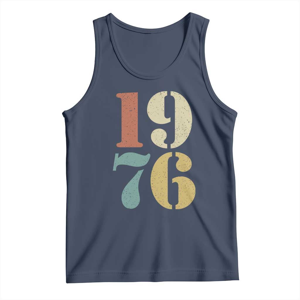 50th Birthday Tank Top Retro Vintage 1976 50 Year Old Gifts