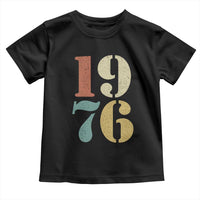 50th Birthday Toddler T Shirt Retro Vintage 1976 50 Year Old Gifts