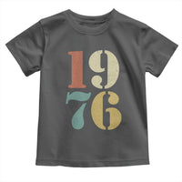 50th Birthday Toddler T Shirt Retro Vintage 1976 50 Year Old Gifts