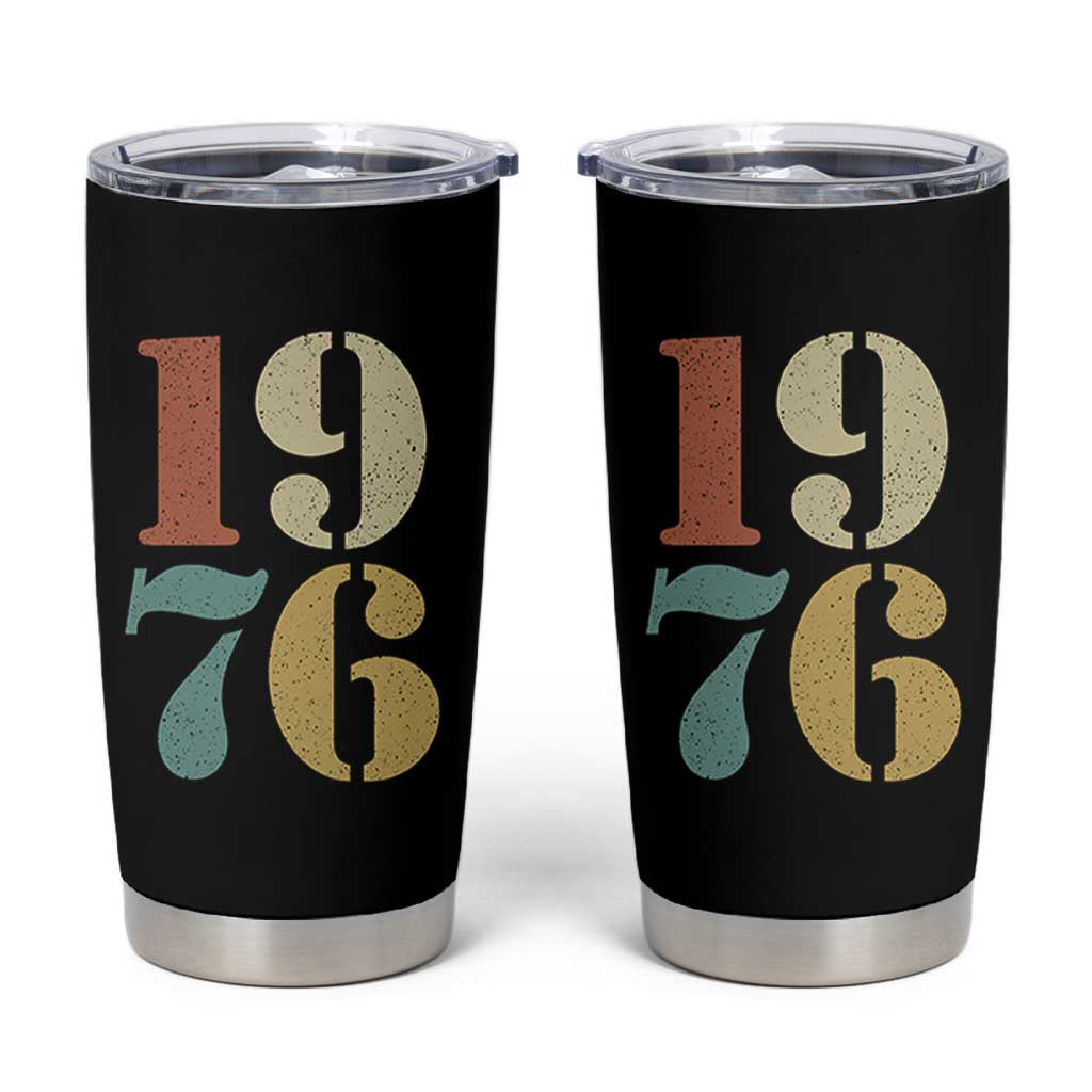 50th Birthday Tumbler Cup Retro Vintage 1976 50 Year Old Gifts