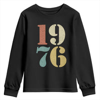 50th Birthday Youth Sweatshirt Retro Vintage 1976 50 Year Old Gifts