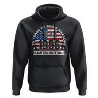 70th Birthday Hoodie Vintage 1956 70 Year Old Birthday American Flag