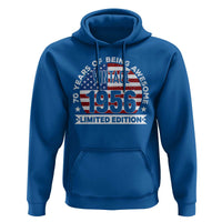 70th Birthday Hoodie Vintage 1956 70 Year Old Birthday American Flag